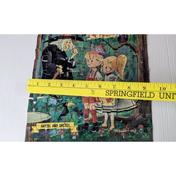 Vintage H-G Toys Hansel & Gretel 10x14” Storyland Puzzle 96 Piece - Picture 13 of 16